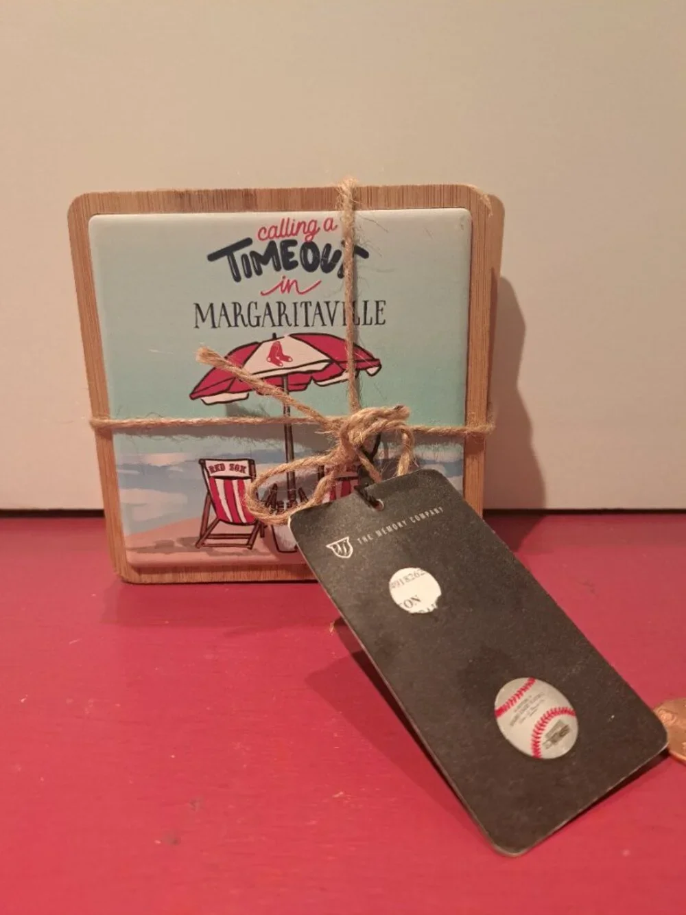 Red Sox Margaritaville Drink Coasters